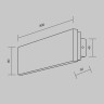 Настенный светильник (бра) MAYTONI BASIC TEXTURE MOD461WL-L8BGK