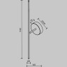 Настенный светильник (бра) MAYTONI ELEGANT C084WL-L18BS2.7K-1