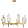 Подвесная люстра MAYTONI LITA янтарный H002PL-08G